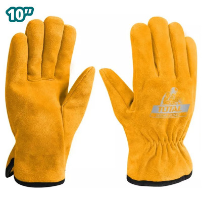 Перчатки рабочие кожаные 10 " TOTAL TSP14210