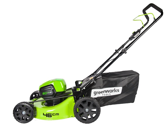 Газонокосилка аккумуляторная Greenworks 60V GD60LM46HPK4 (1хАКБ 4Ач и ЗУ) 46см