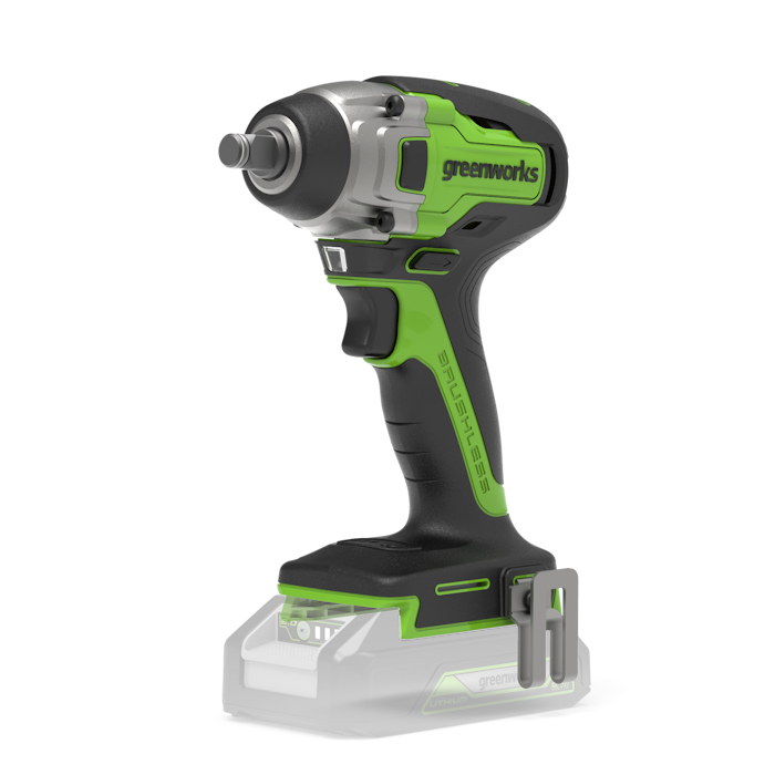 Гайковерт ударный аккумуляторный Greenworks 24V GD24IW400 (без АКБ и ЗУ) 400Нм