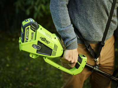 Триммер аккумуляторный Greenworks 40V GD40BC (1хАКБ 8Ач и ЗУ) 40см
