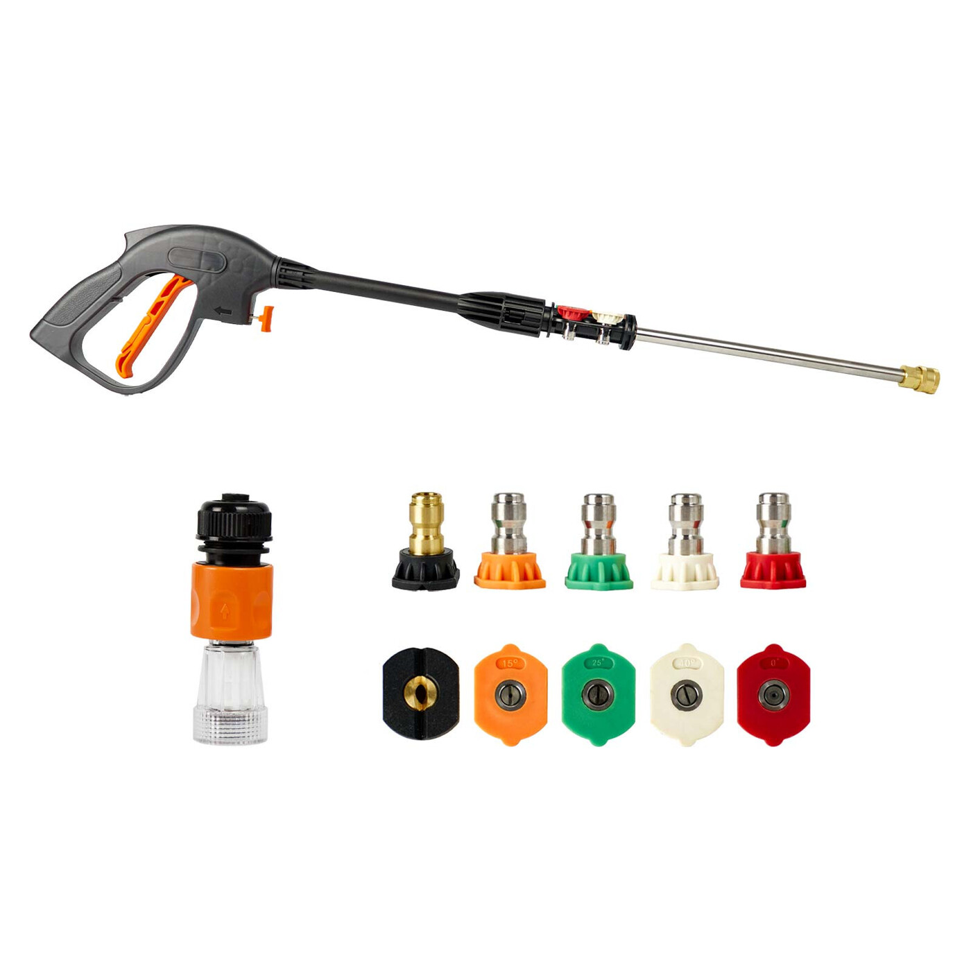 Мойка высокого давления SKIPER PM-180 (2400 Вт, 180 Бар, 360 л/ч, встр.пеноген, катушка, гряз.фреза)