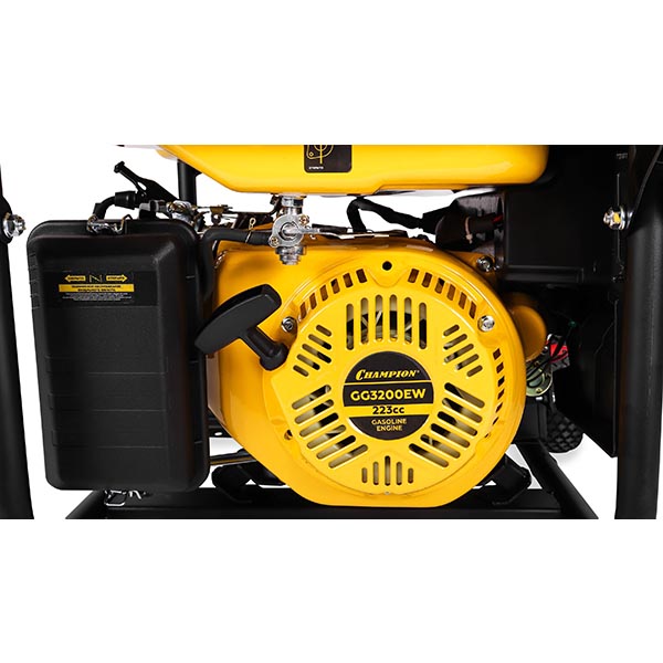 Генератор, 7,5 лс, 15 л, 3,2/3,5 кВт, эл.старт колеса, счетчик