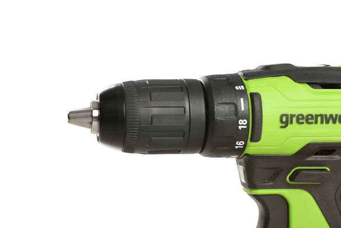 Дрель-шуруповерт аккумуляторная Greenworks 24V GD24DD35 (без АКБ и ЗУ) 35Нм