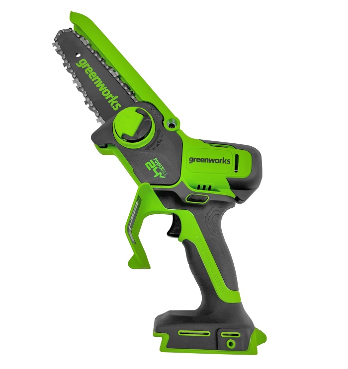 Цепная мини пила аккумуляторная Greenworks 24V GD24CSMNX (без АКБ и ЗУ) 15см
