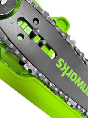 Цепная мини пила аккумуляторная Greenworks 24V GD24CSMNX (1хАКБ 4Ач и ЗУ) 15см