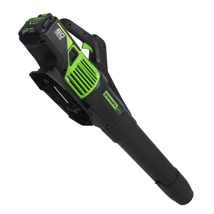Воздуходув аккумуляторный Greenworks 60V GD60ABK4 (1хАКБ 4 Ач и ЗУ)