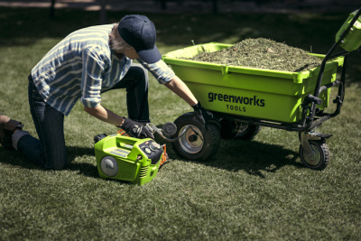 Компрессор аккумуляторный Greenworks 24V G24AC (без АКБ и ЗУ)