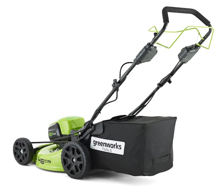 Газонокосилка аккумуляторная Greenworks 60V GD60LM46SPK4 (1хАКБ 4Ач и ЗУ) 46см самоходная