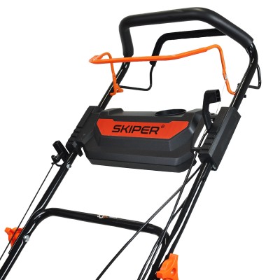 Газонокосилка бензиновая SKIPER GW512S (51см,самох,Loncin 5лс,мульч,сталь.дека,рег.об.,70л,+НОЖ)
