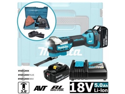 Аккум. многофункциональный инструмент (реноватор) MAKITA LXT DTM 52 RTJX1 MAKPAC