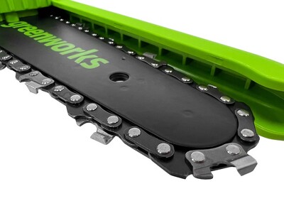 Цепная мини пила аккумуляторная Greenworks 24V GD24CSMNX (без АКБ и ЗУ) 15см