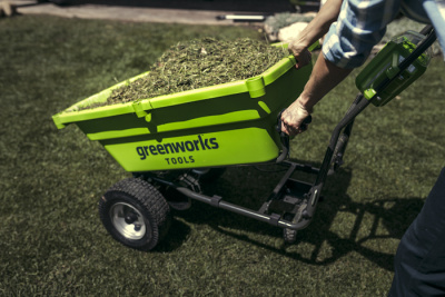 Садовая тележка самоходная Greenworks 40V G40GC (без АКБ и ЗУ)106л