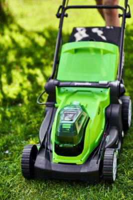 Газонокосилка аккумуляторная Greenworks 24V*2 G24X2LM41K2x (с 2хАКБ 4Ач и ЗУ) 41 см