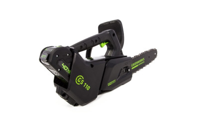 Цепная пила аккумуляторная Greenworks 40V GD40TCS (без АКБ и ЗУ) 25см