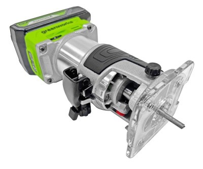 Фрезер аккумуляторный Greenworks G24RO 24V (без АКБ и ЗУ)