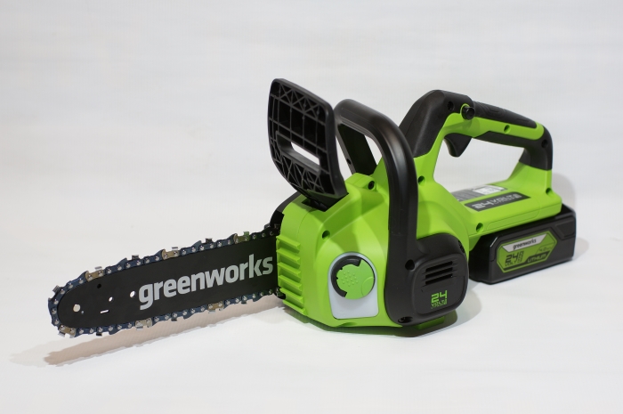 Цепная пила аккумуляторная Greenworks 24V G24CS25 (без АКБ и ЗУ) 25см