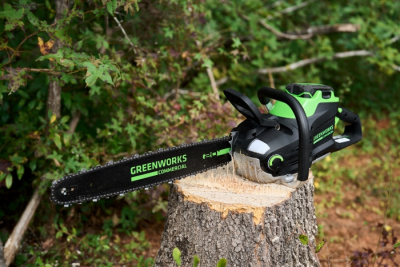 Цепная пила аккумуляторная Greenworks 82V GD82CS51 (1хАКБ 2.5 Ач. и ЗУ) 51см
