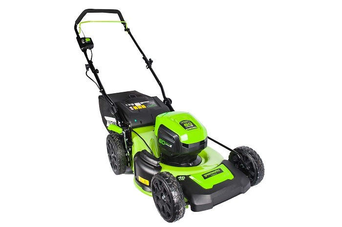 Газонокосилка аккумуляторная Greenworks 60V GD60LM46HPK4 (1хАКБ 4Ач и ЗУ) 46см