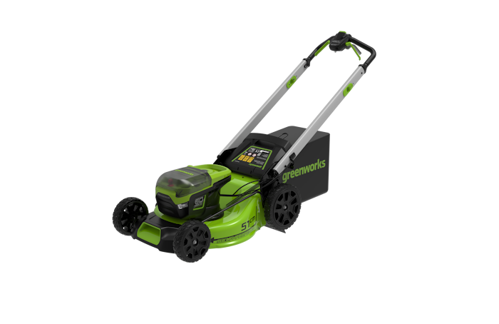 Газонокосилка аккумуляторная Greenworks 60V GD60LM51SPK4 (1хАКБ 4Ач и ЗУ) 51см самоходная