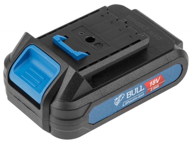 Аккум. дрель-шуруповерт BULL SR 1803 в чем. БЕСЩЕТ., 18 В, 50 Н*м, 2*2 А*ч акб, БЗП 10 мм