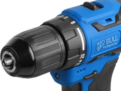 Аккум. дрель-шуруповерт BULL SR 1804 в кор. XLTpro SOLO БЕСЩЕТ., Импульс., 18 В, 45 Н*м