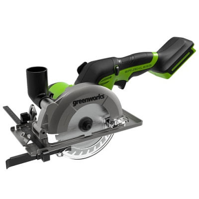 Циркулярная пила аккумуляторная Greenworks 24V G24MCS (без АКБ и ЗУ)