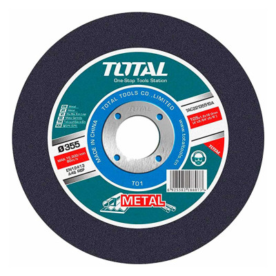 Круг отрезной 355x3,0x25,4 мм по металлу TOTAL TAC2213551