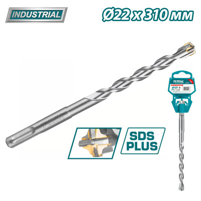 Бур SDS-plus 22x310мм TOTAL TAC312204C