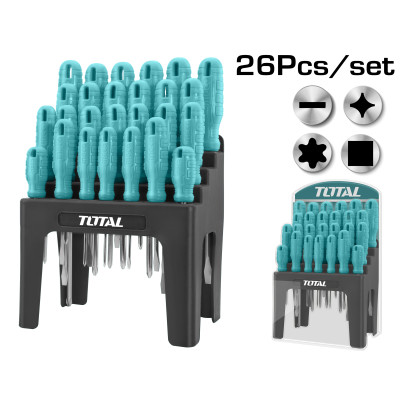 Набор отверток TOTAL THTDC252601 (26 шт)