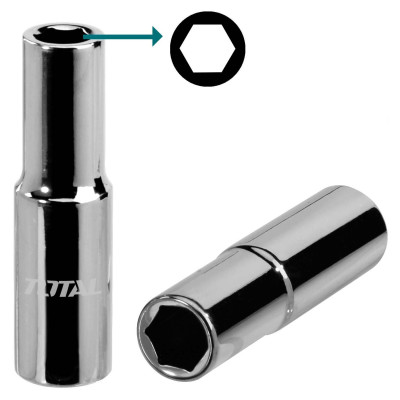 Торцевая головка удлиненная 1/2 " 32 мм TOTAL THTST12323L