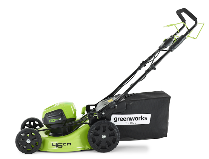 Газонокосилка аккумуляторная Greenworks 60V GD60LM46SPK4 (1хАКБ 4Ач и ЗУ) 46см самоходная