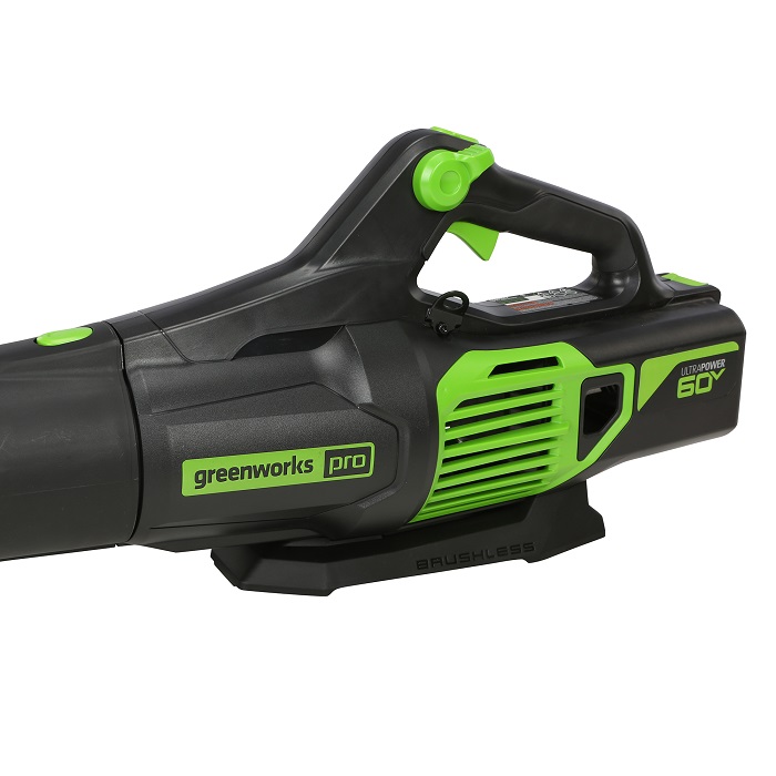 Воздуходув аккумуляторный Greenworks 60V GD60ABK4 (1хАКБ 4 Ач и ЗУ)