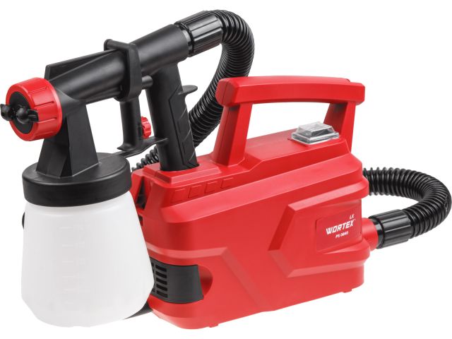 Краскораспылитель электрический WORTEX LX PS 0840 в кор. 500 Вт, 750 мл/мин, 0.7 л бак (2.6 мм сопло, 50 DIN, выносной компрессор)