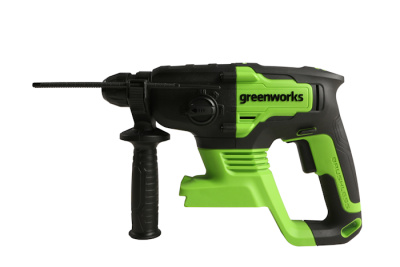 Перфоратор аккумуляторный Greenworks 24V GD24SDS2 (1хАКБ 4Ач и ЗУ) 2Дж в сумке