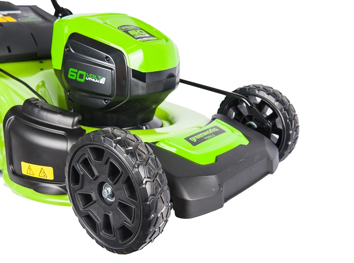 Газонокосилка аккумуляторная Greenworks 60V GD60LM46HPK4 (1хАКБ 4Ач и ЗУ) 46см