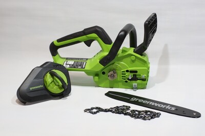 Цепная пила аккумуляторная Greenworks 24V G24CS25 (без АКБ и ЗУ) 25см