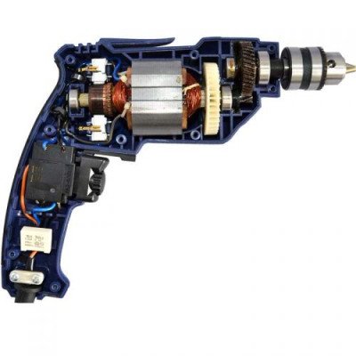 Машина ручная электрическая сверлильная, 550 Вт, 220 В, 50 Гц, 0-2500 об/мин