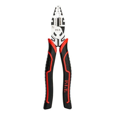 Плоскогубцы комбинированные усиленные P.I.T. DRUA HPLP01-0200 (200мм, шарнир с эксцентриком)