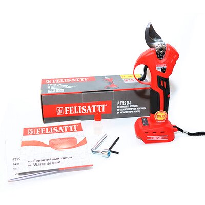 Аккумуляторный секатор (картон, без аккум.), 18В, макс. диаметр реза 30 мм, бесщеточный двигатель