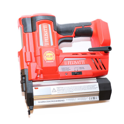 Аккумуляторный гвоздезабиватель (картон, без аккум.), 18В, макс.длина гвоздей 50мм, макс.длина скоба 40мм, до 100 гвоздей