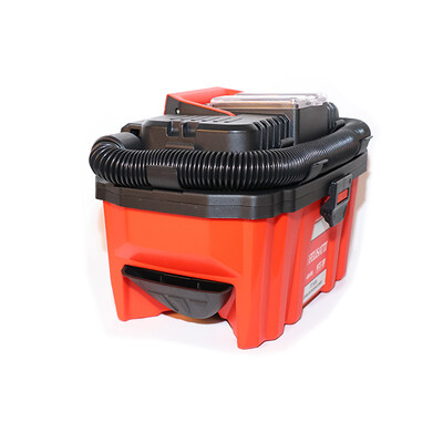 Аккумуляторный пылесос (картон, без аккум.), 18 В, 14А, бак 10 л, 15 мбар, бесщеточный двигатель