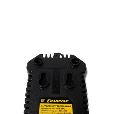 Устройство зарядное для аккумулятора CHAMPION, 18 B, 4 Aч Li-ion,