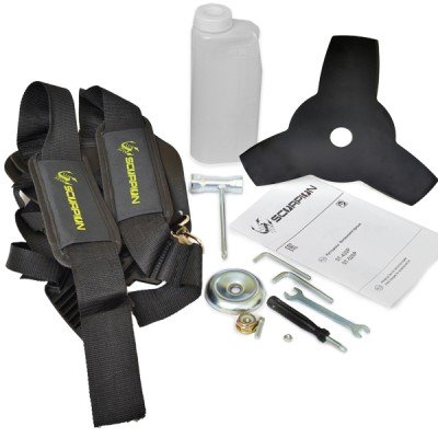 Бензиновый триммер SCORPION, 2600 Вт/3,6 л.с., 52 см.куб., 9300 об/мин