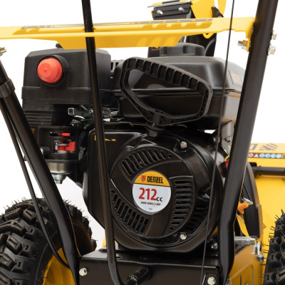 Бензиновая снегоуборочная машина SB 560, 212cc, ручной старт// Denzel