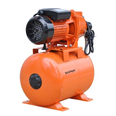 Станция водоснабжения автоматическая Skiper JET120 (1300 Вт, 3600 л/ч, 24 л, чугун)