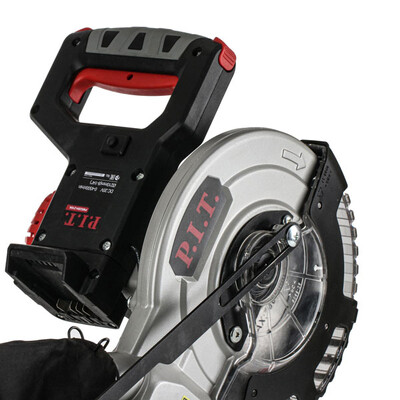 Пила торцовочная аккум. бесщёточная P.I.T. SOLO, 20В, Ø210 мм, накл 45°, протяжка, лазер