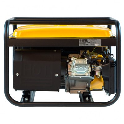 Генератор бензиновый PS-25, 2,5 кВт, 230В, 15л, ручной стартер// Denzel