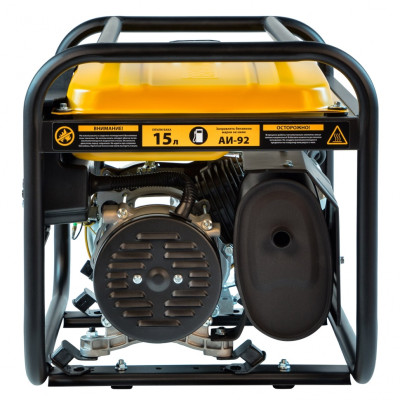 Генератор бензиновый PS-25, 2,5 кВт, 230В, 15л, ручной стартер// Denzel