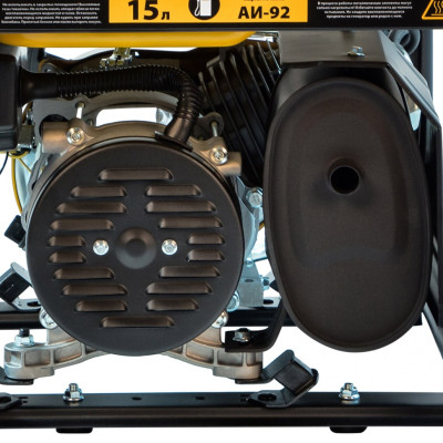 Генератор бензиновый PS-25, 2,5 кВт, 230В, 15л, ручной стартер// Denzel