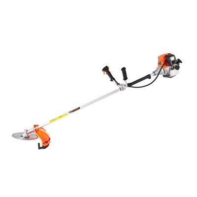 Триммер бензиновый, 1,7л.с, 38 см3, 4-такт, диск 40-зуб, ранцевый ремень